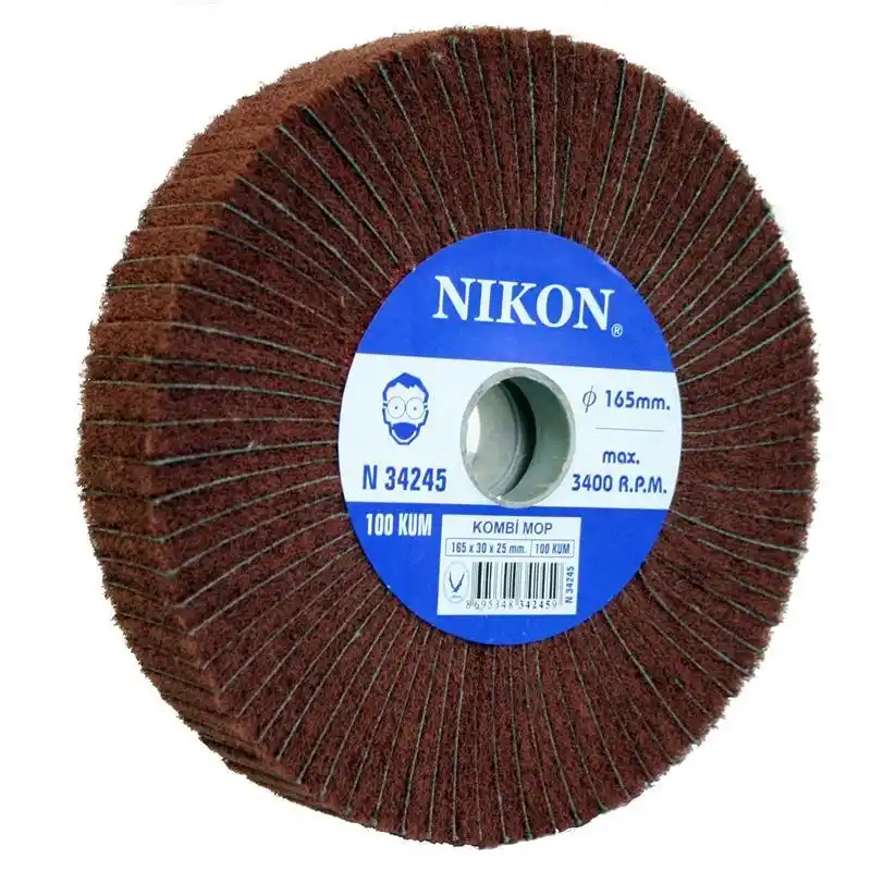 Nikon NIK34245 165x30x25mm 100 Kum Non Woven Kombi Mop Zımpara