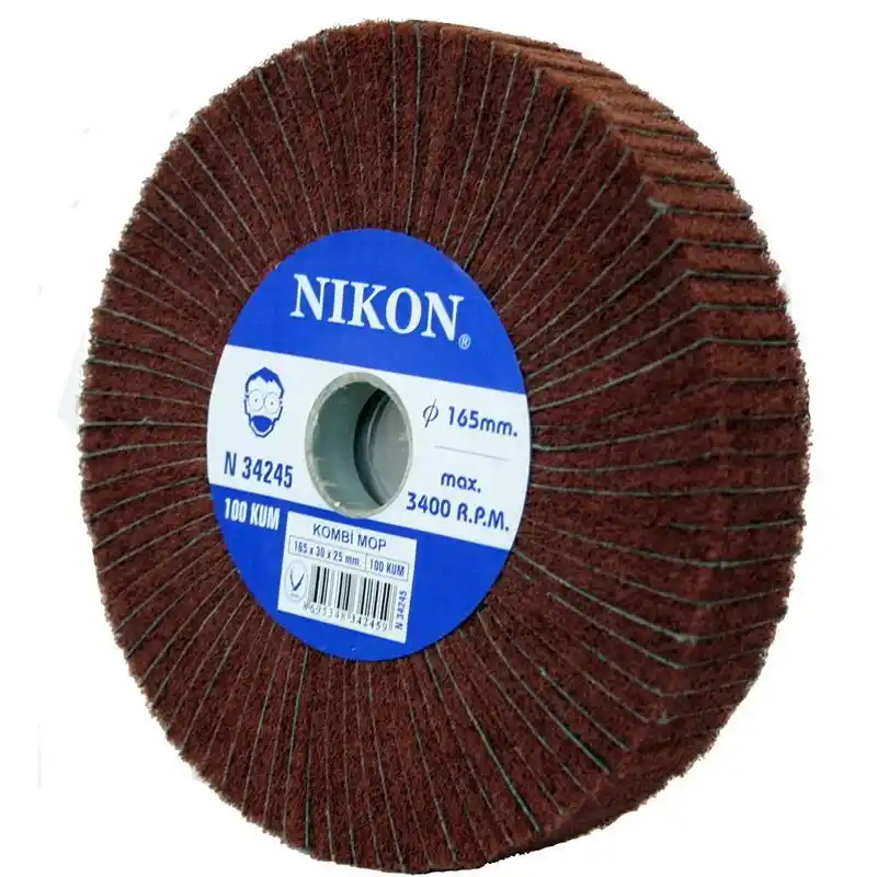 Nikon NIK34245 165x30x25mm 100 Kum Non Woven Kombi Mop Zımpara