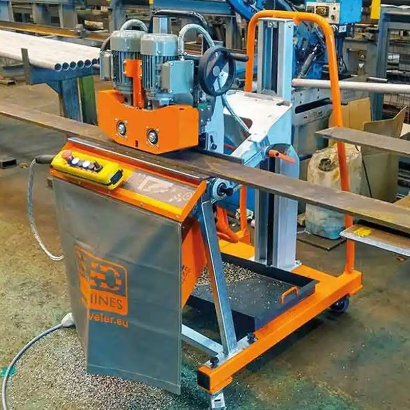 NKO UZ50 Kaynak Ağzı Açma Makinesi + 3D Manipulatör + 5 Bıçaklı Trama Kafası