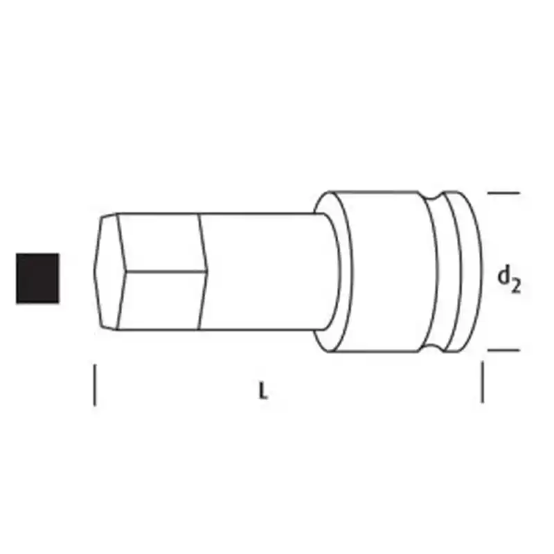 Osaka Tool LN1-15AD 1-1.5 inç Havalı Lokma Adaptörü