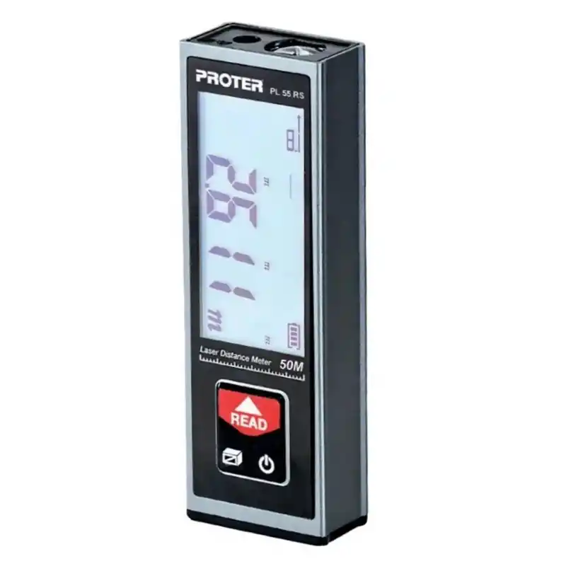 Proter PL 55 RS Şarjlı Kırmızı Lazer Metre 50 Mt
