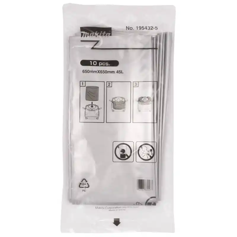 Makita 195432-5 Elektrik Süpürge Plastik Toz Torbası