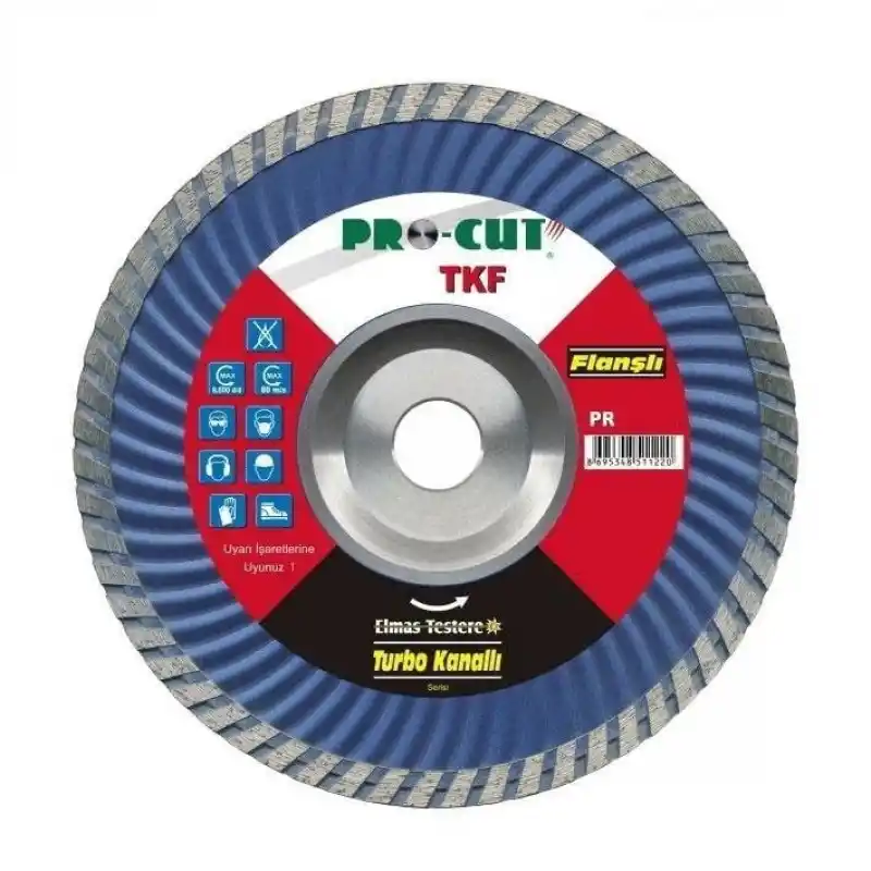 Procut PR51122 180 TKF 180mm (TK) Turbo Kanallı Elmas Testere