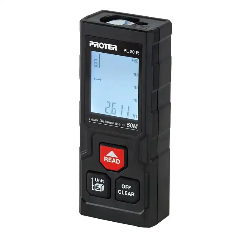 Proter PL 50 R Kırmızı Lazer Metre 50 Mt