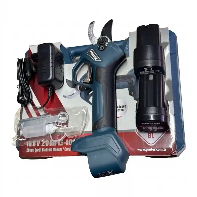 Proter PST 230 BL 16.8V Akülü Dal Budama Makası 30mm