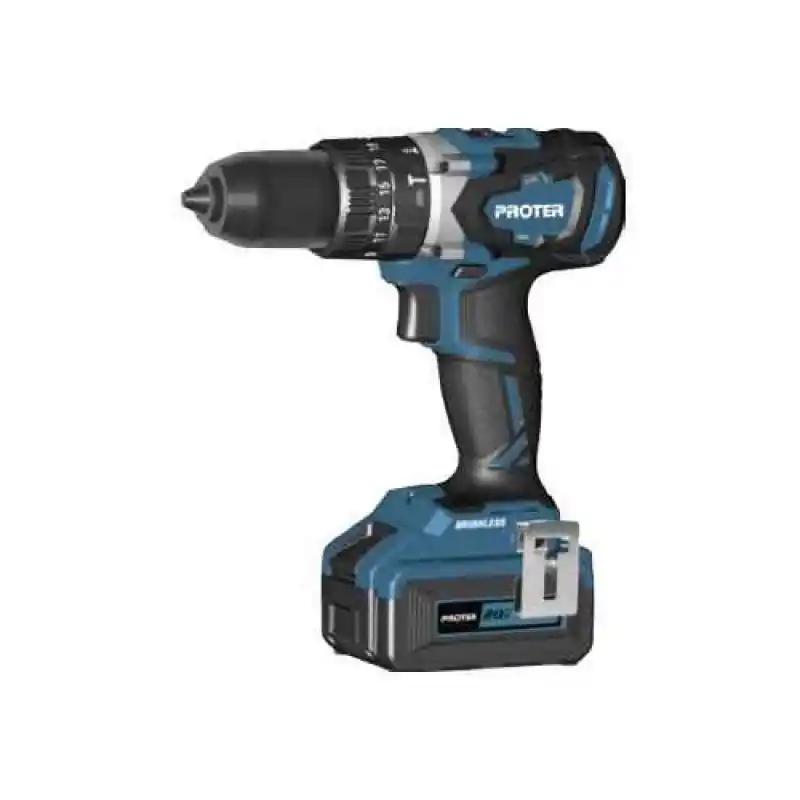 Proter PST 720 BL Şarjlı Darbeli Kömürsüz Matkap Vidalama