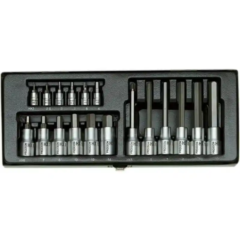 Proxxon 23100 18 Parçalı Alyan Lokma Takımı