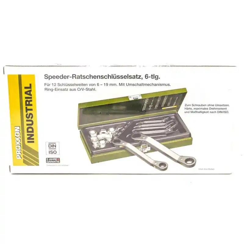 Proxxon 23231 Cırcırlı Anahtar Takımı 6 Parça