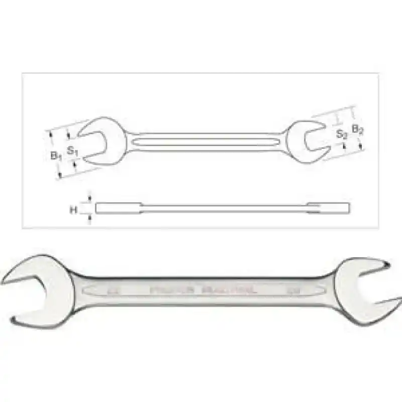 Proxxon 23852 21x23mm İnce Açık Ağız Anahtar