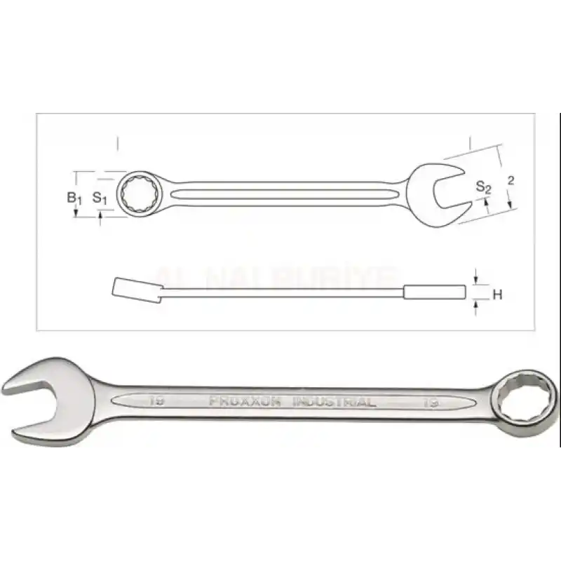 Proxxon 23906 6mm İnce Kombine Anahtar