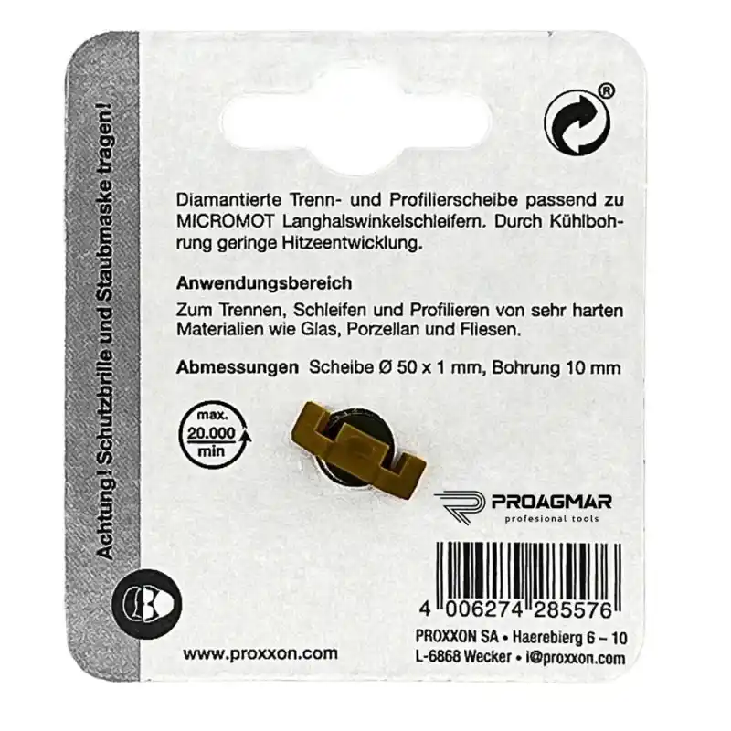 Proxxon 28557 Cam Seramik Fayans Kesim Diski 50 mm