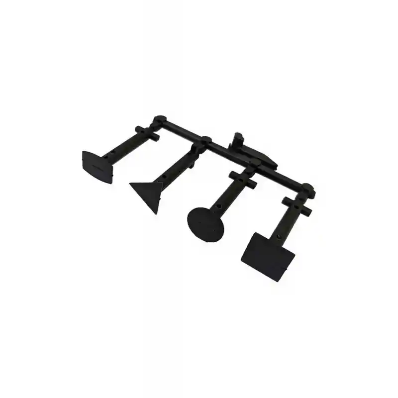 Proxxon 28594-64-67 PS13 Kalem Zımpara Saplı Düz Uçlar