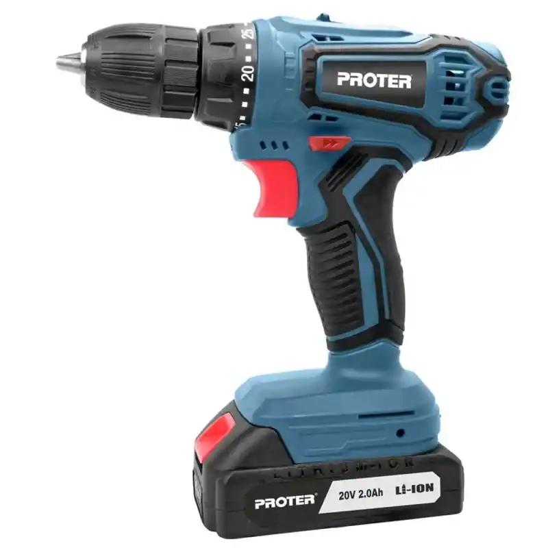 PST 920 SP 10mm 2.0Ah.20V Li-ion Pil 2 Vts.Şarjlı Matkap