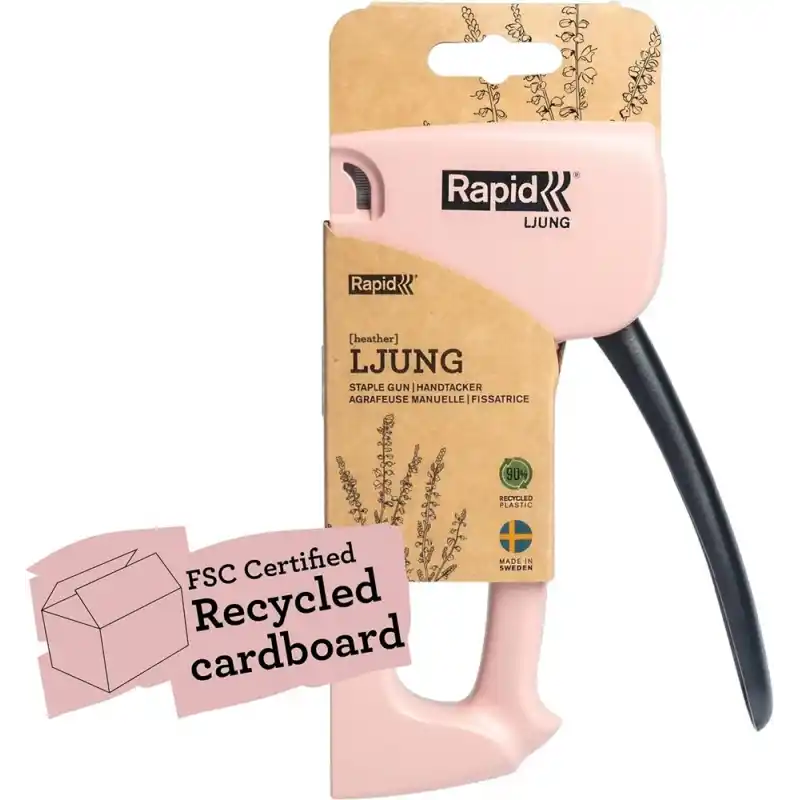 Rapid R13 Ljung Mekanik Açık Pembe Zımba Tabancası