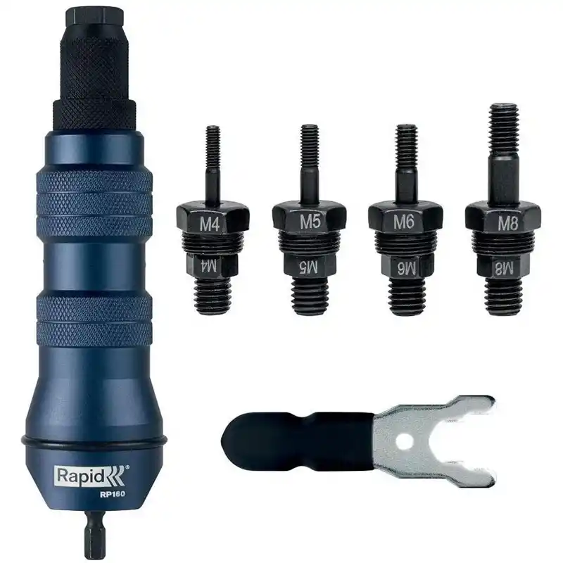 Rapid RP160 Perçin Somun Adaptörü (Şarjlı Matkap Için)