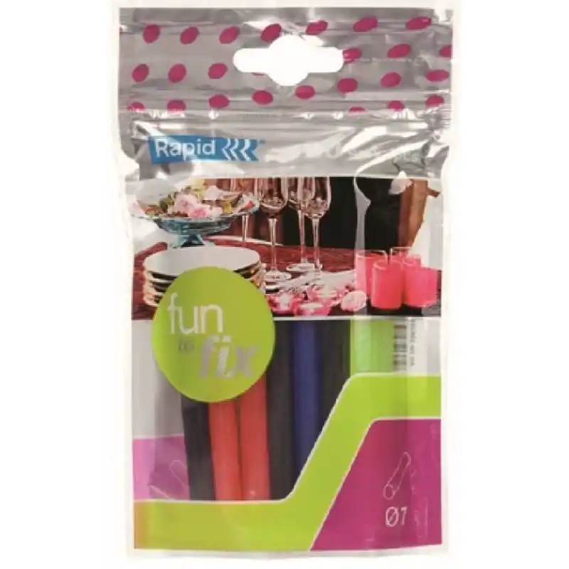 Rapid Yapıştırıcı Ø7x100mm Mini Renkli Yedek Silikon