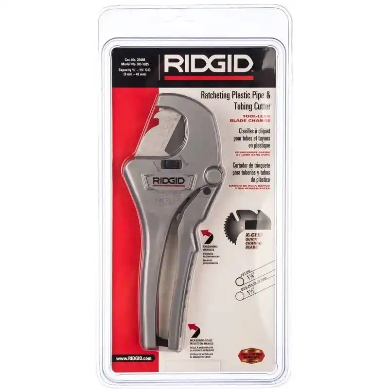 Ridgid 23498 PC-1625 Cırcırlı Plastik Boru Kesme Makası 3-42 mm