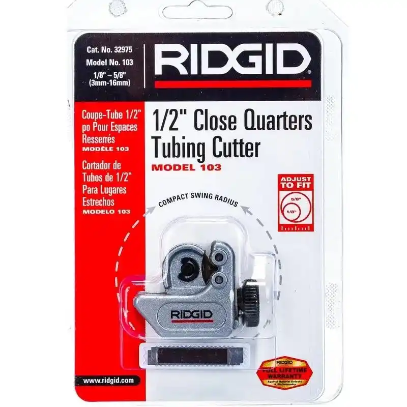 Ridgid 32975 3-16 mm Avuç İçi Boru Kesici 103