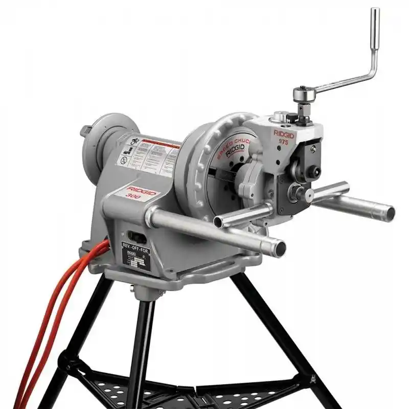 Ridgid 33588 Model 975 Yiv Açma Aleti+300 Compact Pafta Makinesi Adaptörü ve Şasesi