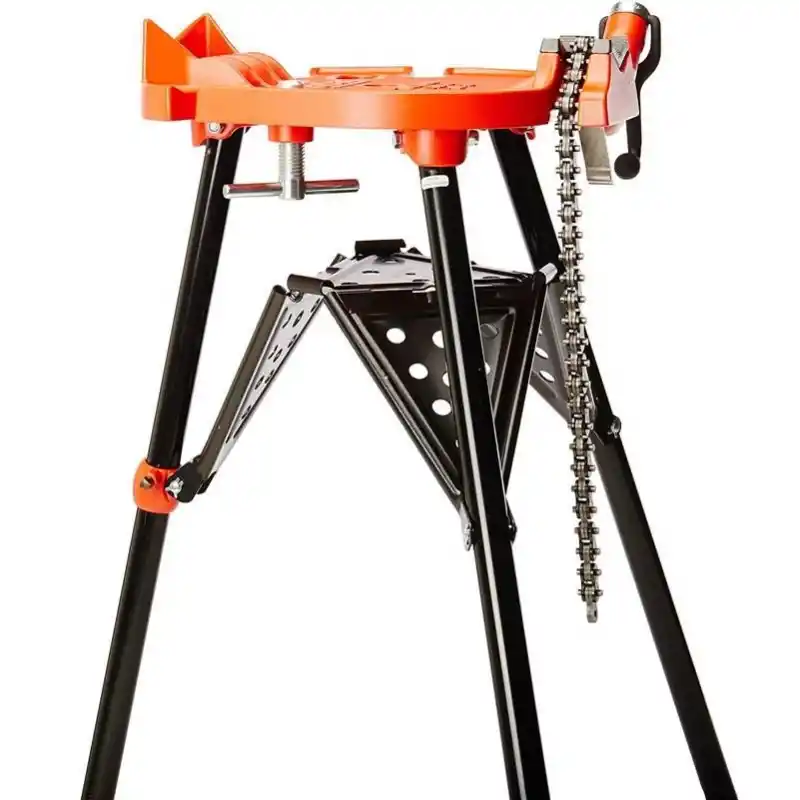 Ridgid 36273 TRISTAND 460-6 Taşınabilir 3 Ayaklı Zincirli Boru Mengene 1/8-6