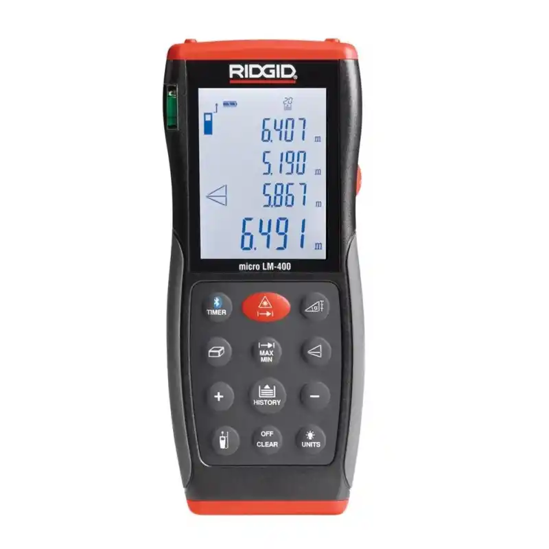 Ridgid 36813 Micro LM-400 Gelişmiş Lazer Metre 70 Metre (Android ve İOS uyumlu)