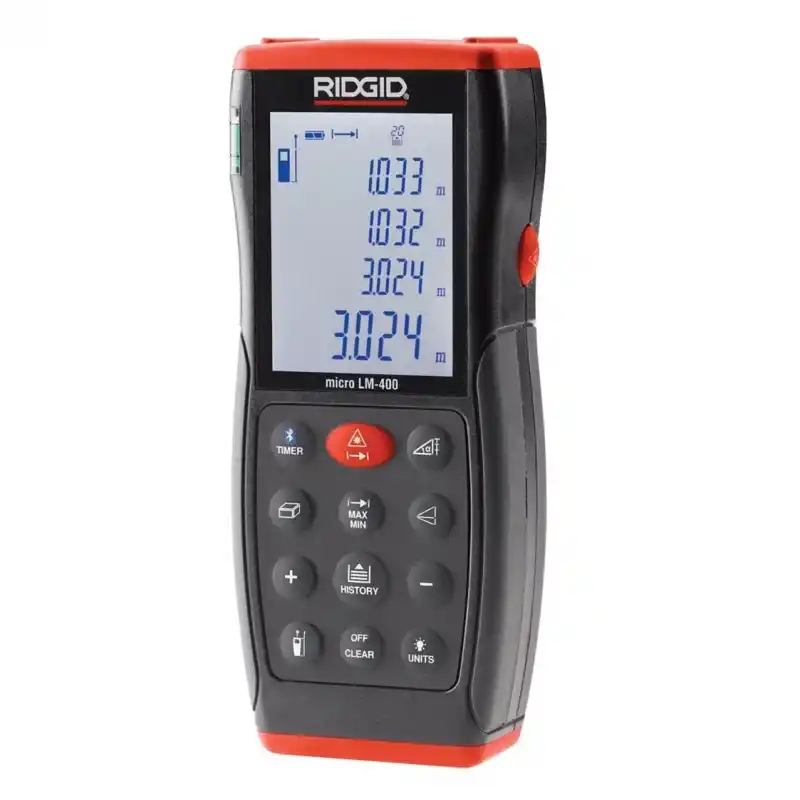 Ridgid 36813 Micro LM-400 Gelişmiş Lazer Metre 70 Metre (Android ve İOS uyumlu)