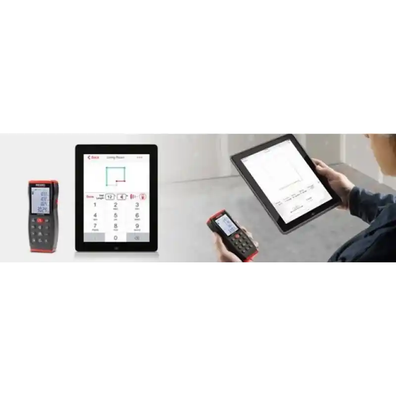 Ridgid 36813 Micro LM-400 Gelişmiş Lazer Metre 70 Metre (Android ve İOS uyumlu)