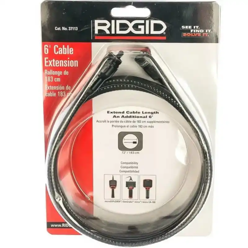 Ridgid 37113 Micro CA-350 Gözlem Kamerası için 180 cm Kablo Uzatması