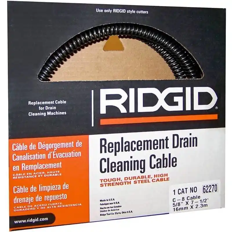 Ridgid 62270 K-60 Kanal Açma Temizleme Makinesi Yedek Spiral