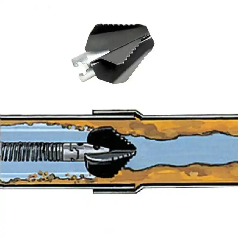 Ridgid 63045 T-213 Kanal Açma 4 Bıçaklı Kesici Spiral Uç 1 25 mm