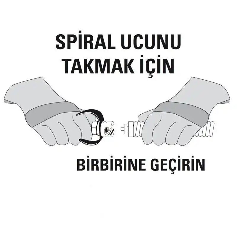 Ridgid 63065 T-217 Oynar Başlıklı Geri Alma Spiral Ucu