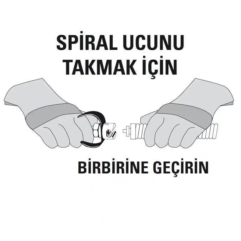 Ridgid 63200 T-7 Çengel Tipi Geri Alma Spiral Ucu