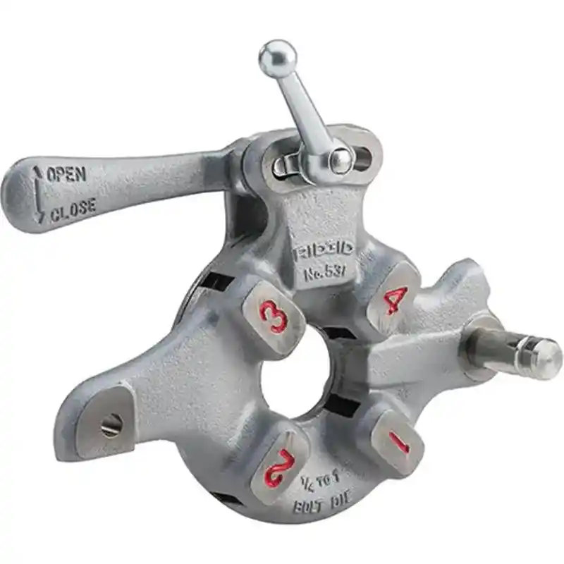 Ridgid 97045 Model 531 Pafta Kafası Hızlı Açılır M6-26 Sağ/Sol 1/4-1