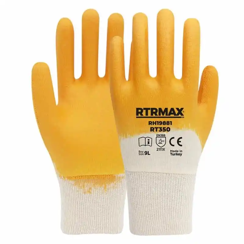 Rtrmax RH19882 RT350 NO:10 Nitril Kaplı Pamuk Eldiven