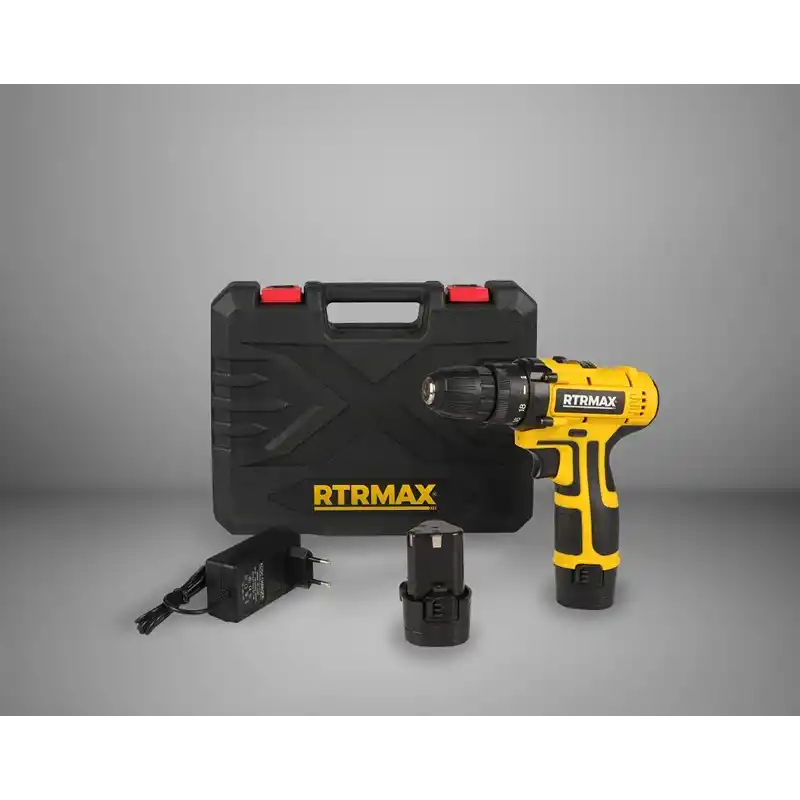 Rtrmax RTM332 Çift Akülü Darbesiz Matkap Vidalama