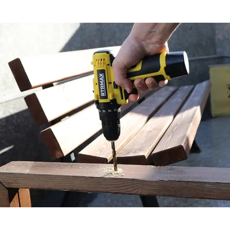 Rtrmax RTM332 Çift Akülü Darbesiz Matkap Vidalama