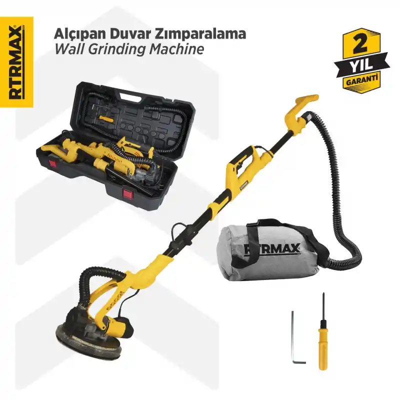 Rtrmax RTM3793 Alçıpan Duvar Zımpara