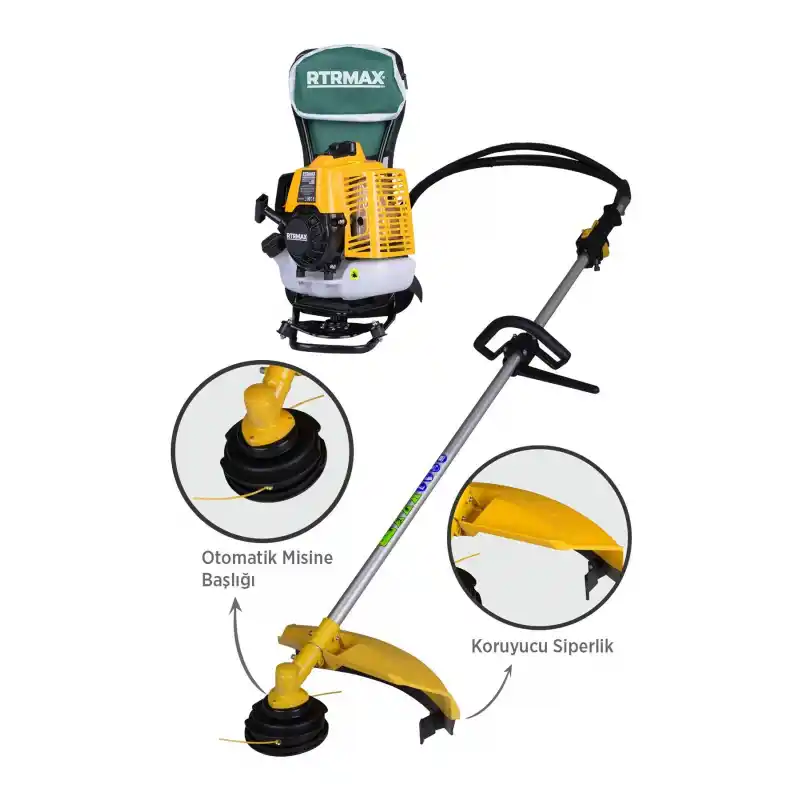 Rtrmax RTM9640 3 Hp Benzinli Sırt Tırpan