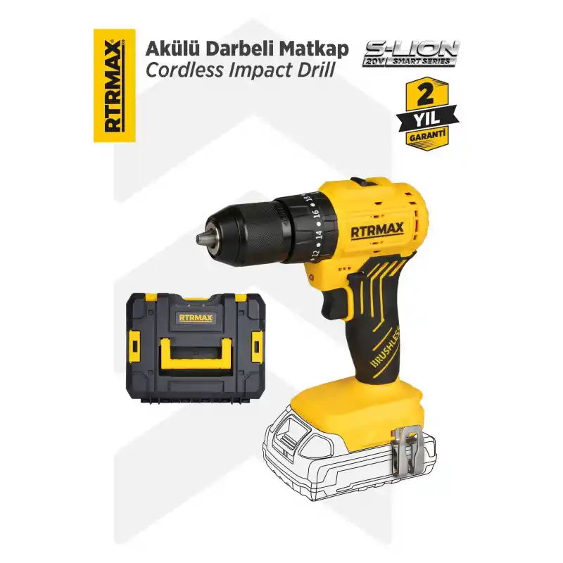 Rtrmax RTS5012B Solo Akülü Darbeli Matkap