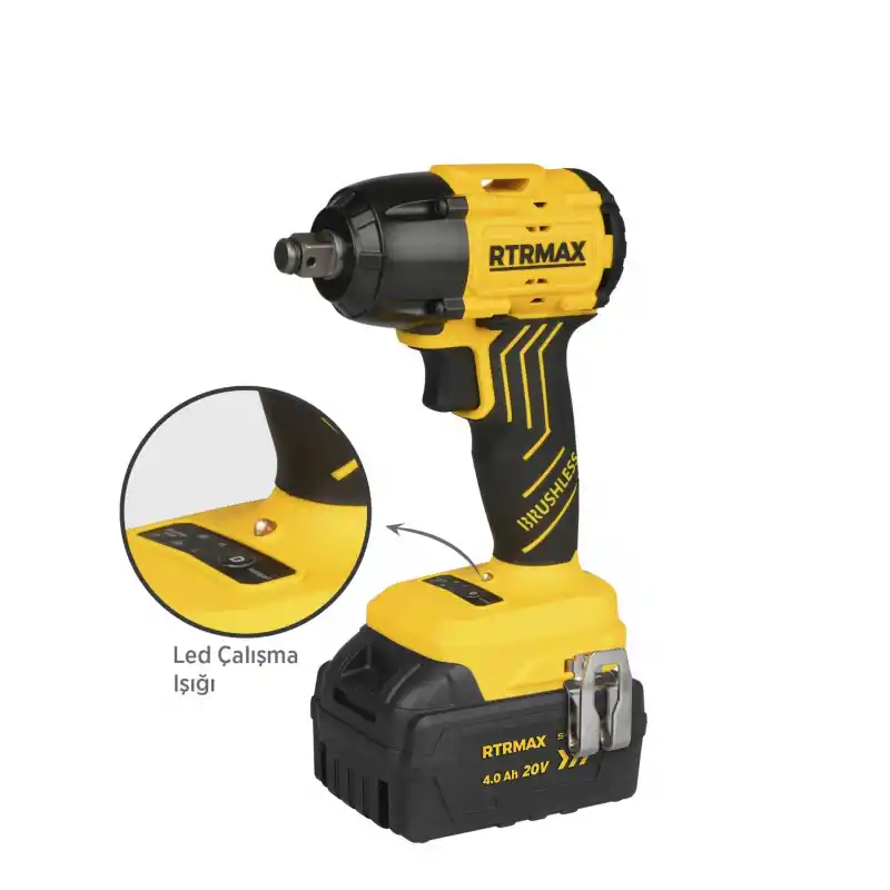 Rtrmax RTS5030 Akülü Somun Sıkma 1/2 350 Nm