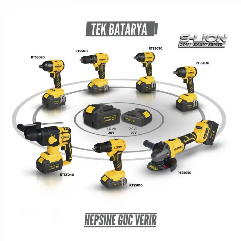 Rtrmax RTS5030B Solo Akülü Somun Sıkma