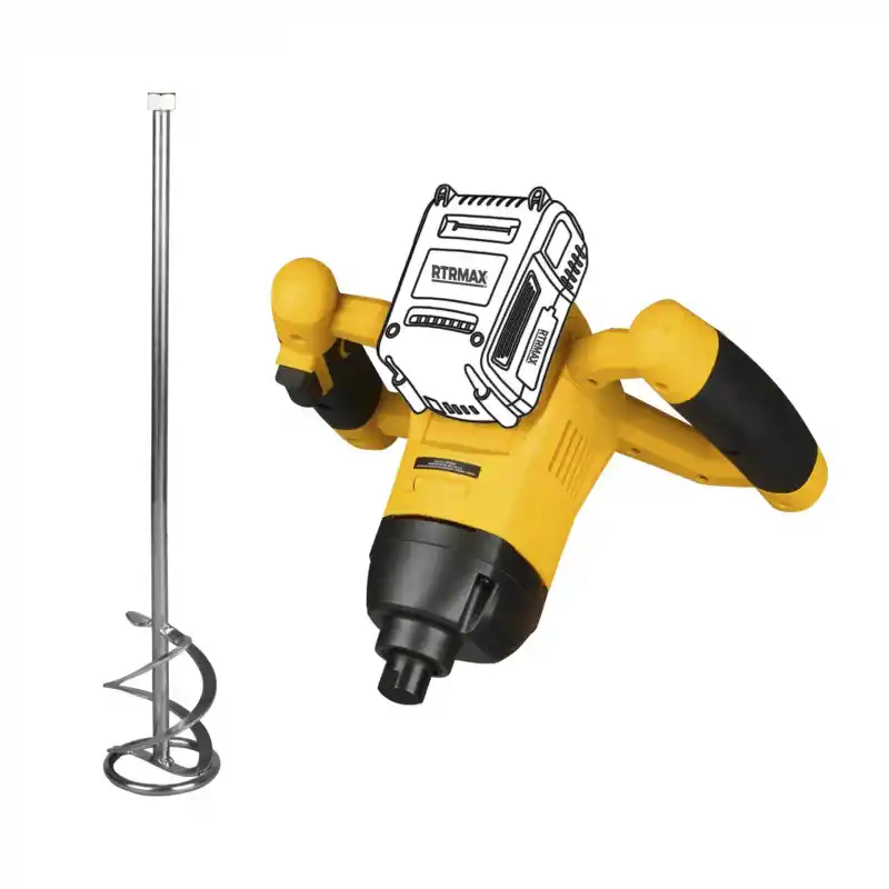 Rtrmax RTX1882B Solo Akülü Boya ve Harç Karıştırıcı