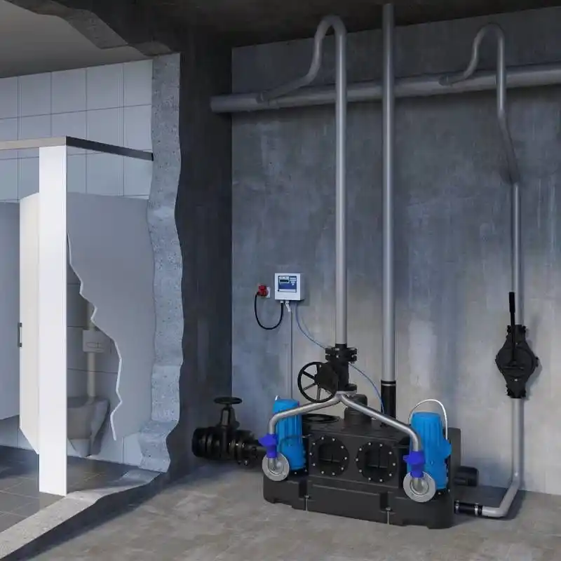 Sanicubic 2 GR SE71.2 T Endüstriyel Foseptik Pis Atık Su Tahliye İstasyonu