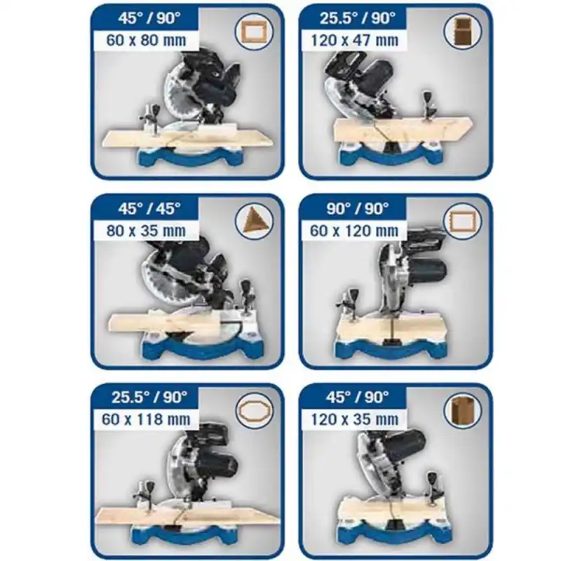 Scheppach HM 80L Lazerli Gönye Kesme Testeresi