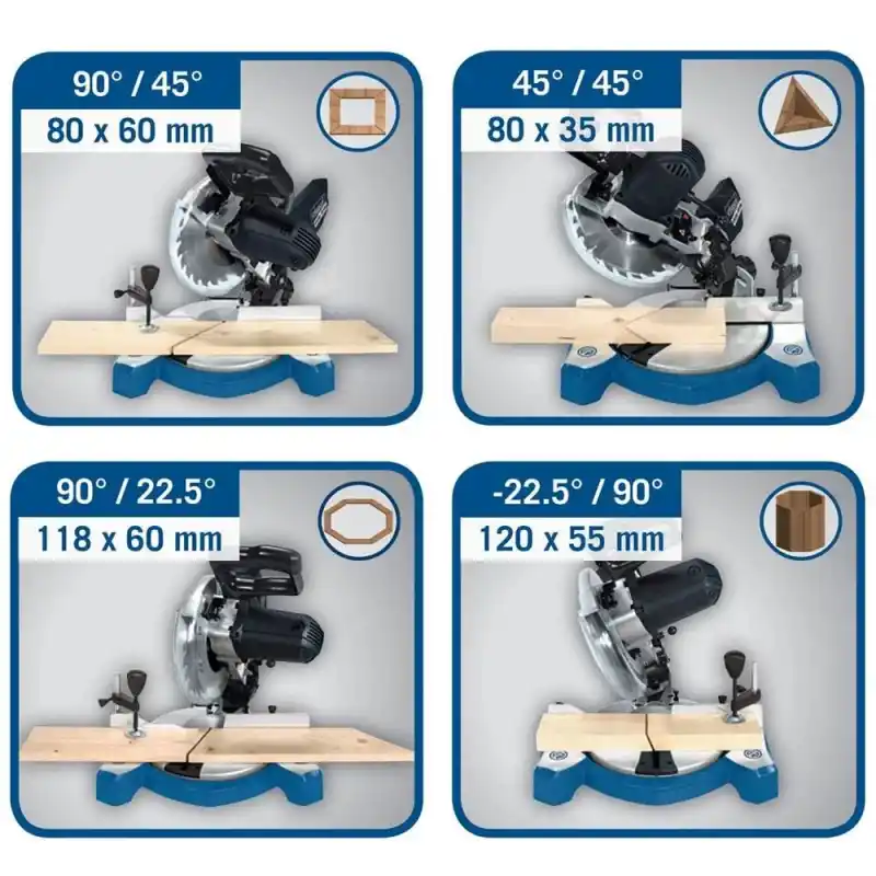 Scheppach HM 80L Lazerli Gönye Kesme Testeresi
