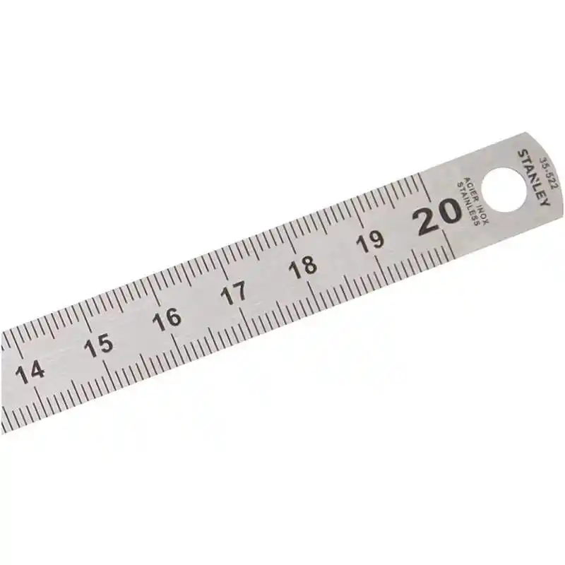 Stanley 1-35-522 200mm x 13mm Paslanmaz Esnek Çelik Cetvel