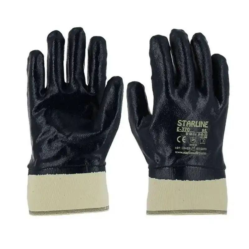 Starline E-370 No 9/L Nitril Genel Petrolcü Eldiveni