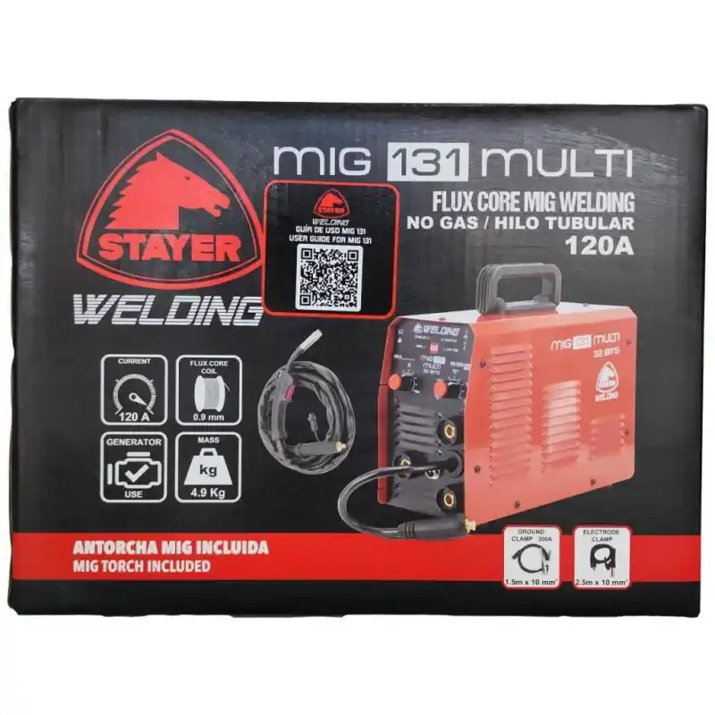Stayer Mig 131 Multi Gazsız Gazaltı Kaynak Makinesi 120 Amper