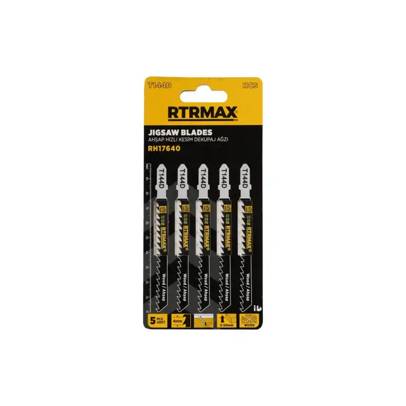 Rtrmax RH17640 Dekupaj Testere Ahşap Kesme Bıçağı
