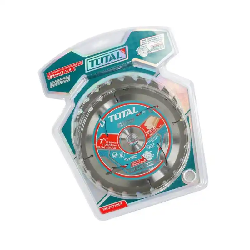 Total TAC2331853 Ultra İnce Ahşap Daire Testere Bıçağı 2 Li